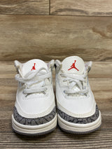 Air Jordan 3 Retro TD 'White Cement Reimagined', White sz 5c