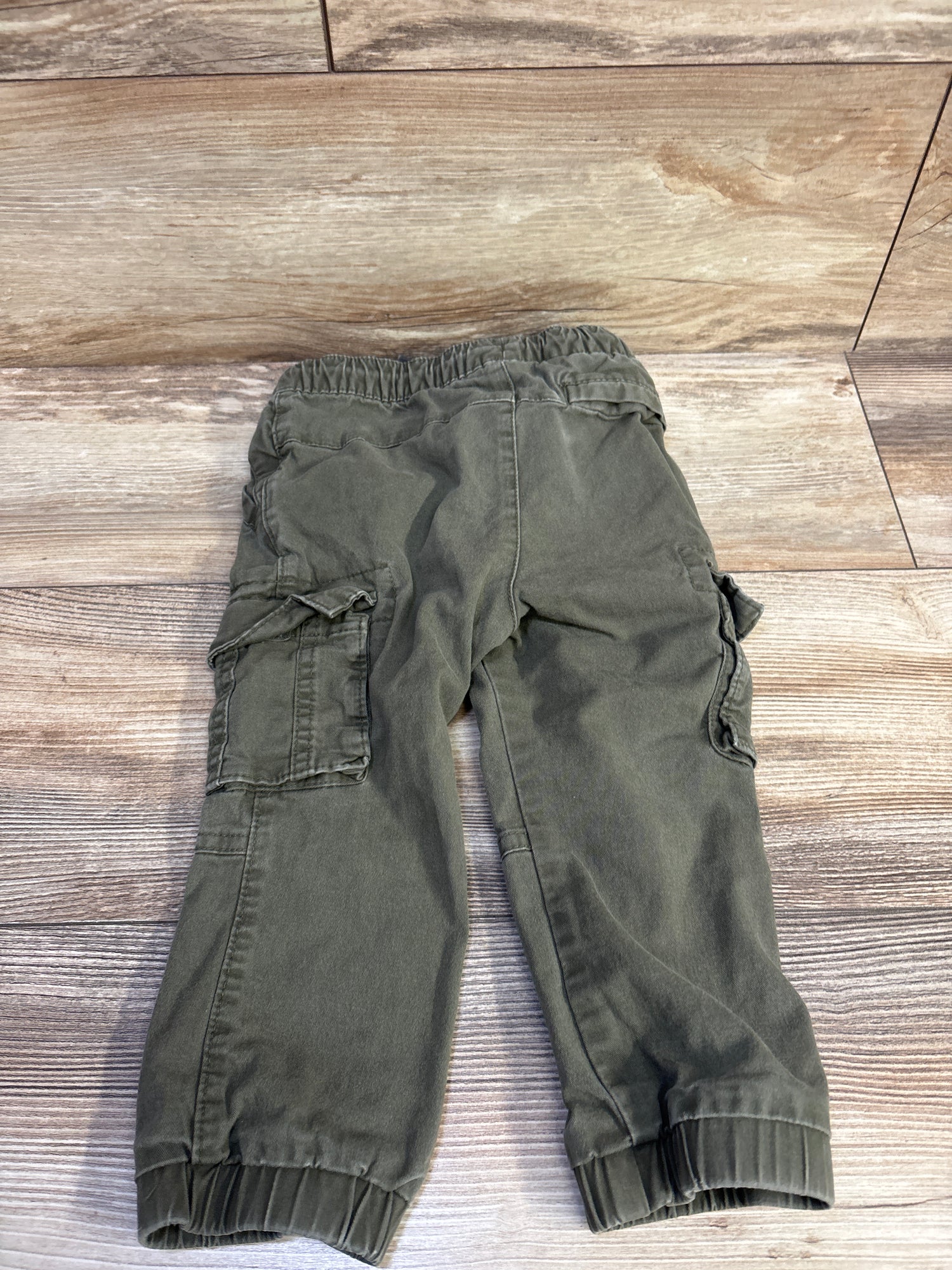 Old Navy Drawstring Cargo Joggers Green sz 2T