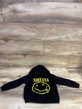 Nirvana Pullover Hoodie Sweatshirt Black sz 3T