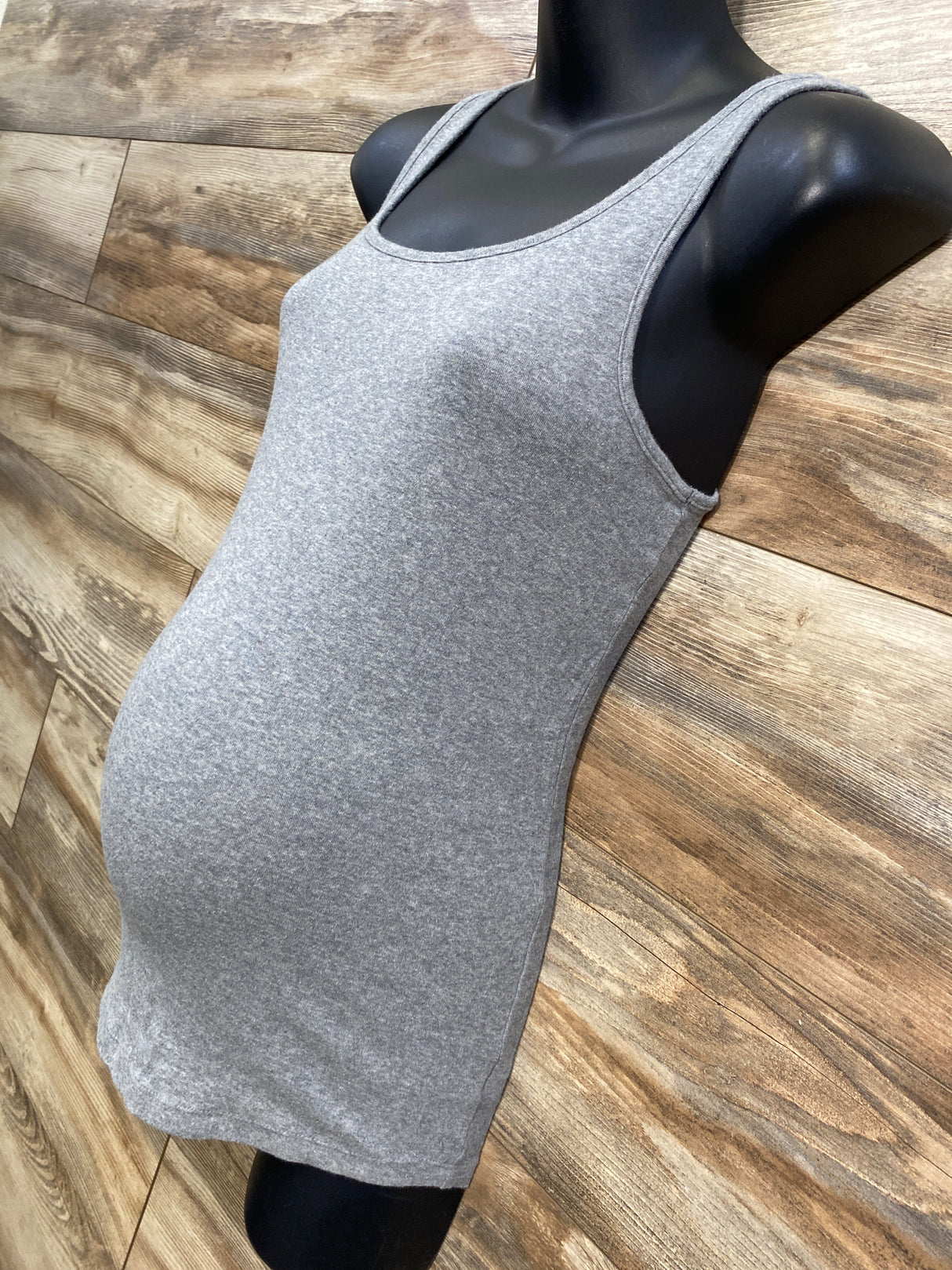 Isabel Maternity Tank Top Gray sz Medium