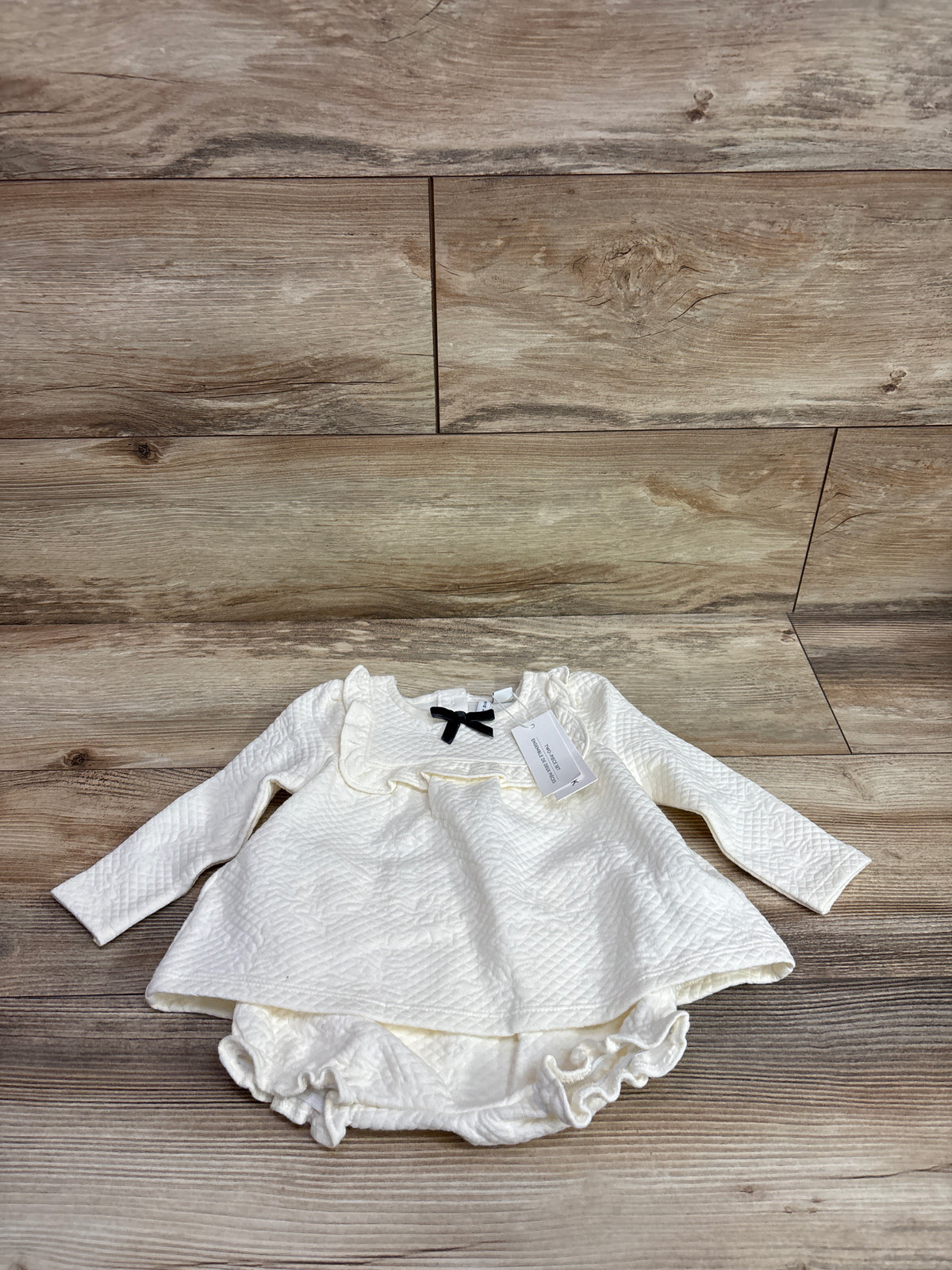 NEW Janie & Jack 2pc The Quilted Matching Set in Cream & Sugar sz 6-12m