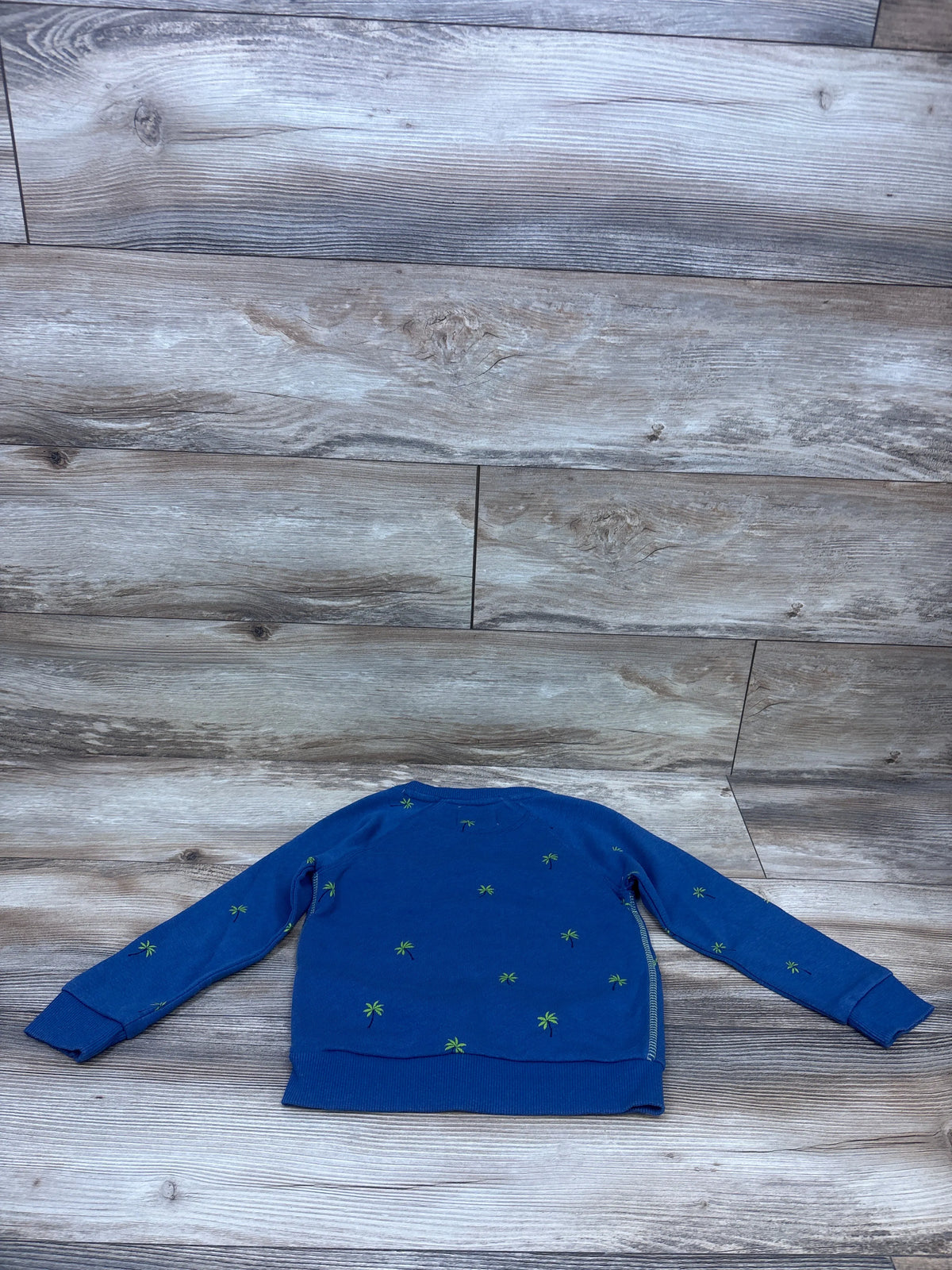 Sovereign Code Palm Tree Pullover Sweatshirt Blue sz 5T