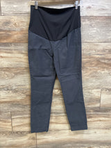 Tribal Cuffed Maternity Pants Grey sz Medium (6)