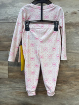 NEW Paris Hilton 2pc Soft Pajama Set Pink sz 18m