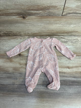 Carter's Butterfly Waffle Knit Sleeper Pink sz Newborn