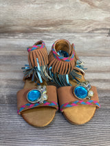Disney Store Pocahontas Costume Sandals Brown sz 11/12c
