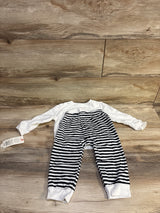 NEW Cat & Jack 2pc Halloween Dog & Cat Sweatshirt & Jogger Set White sz 18m
