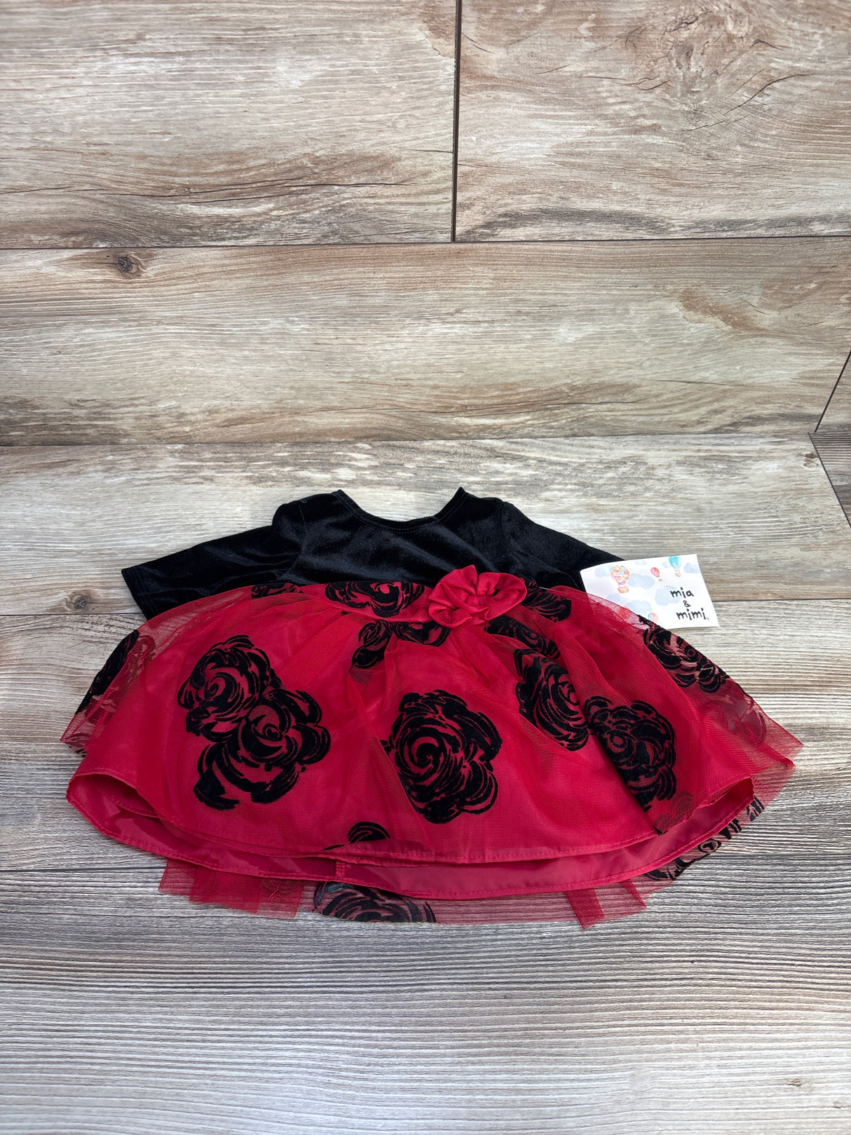 NEW Mia & Mimi Velvet Long Sleeve Dress + Bloomers Black sz 0-3m