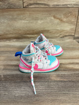 Air Jordan 1 Mid TD 'Digital Pink' Sneakers sz 4c