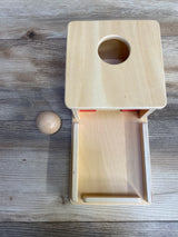 Elite Montessori Object Permanence Box with Tray and Ball