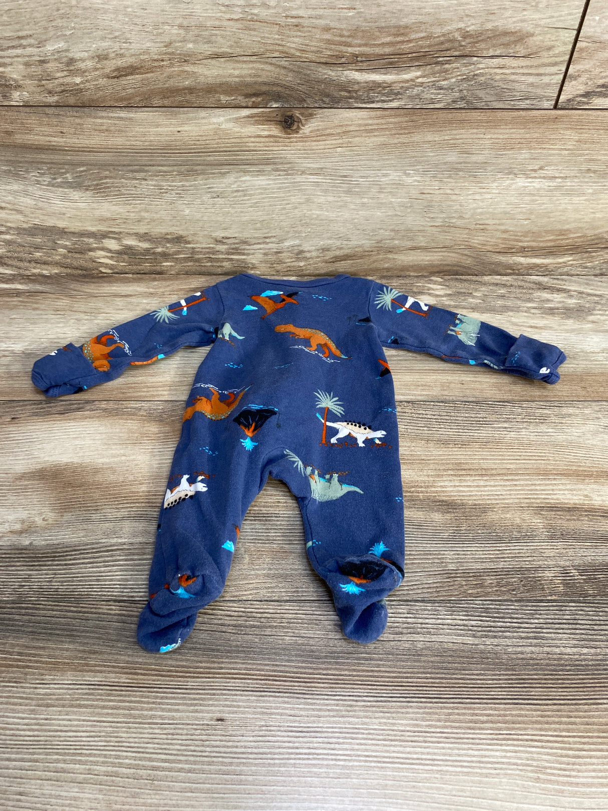 Carter's Dino Sleeper Blue sz Newborn