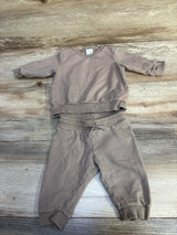 H&M 2pc Sweatshirt & Jogger Set Brown sz 3m