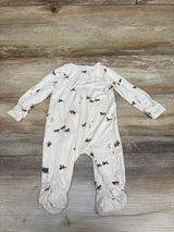 Modern Moments Horse Print Viscose Sleeper Ivory sz 0-3m