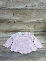 NEW Baby Gap Long Sleeve Shirt Pink sz 18-24m