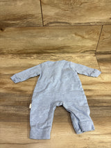 Rabbit + Bear Henley Coverall Blue sz 3-6m