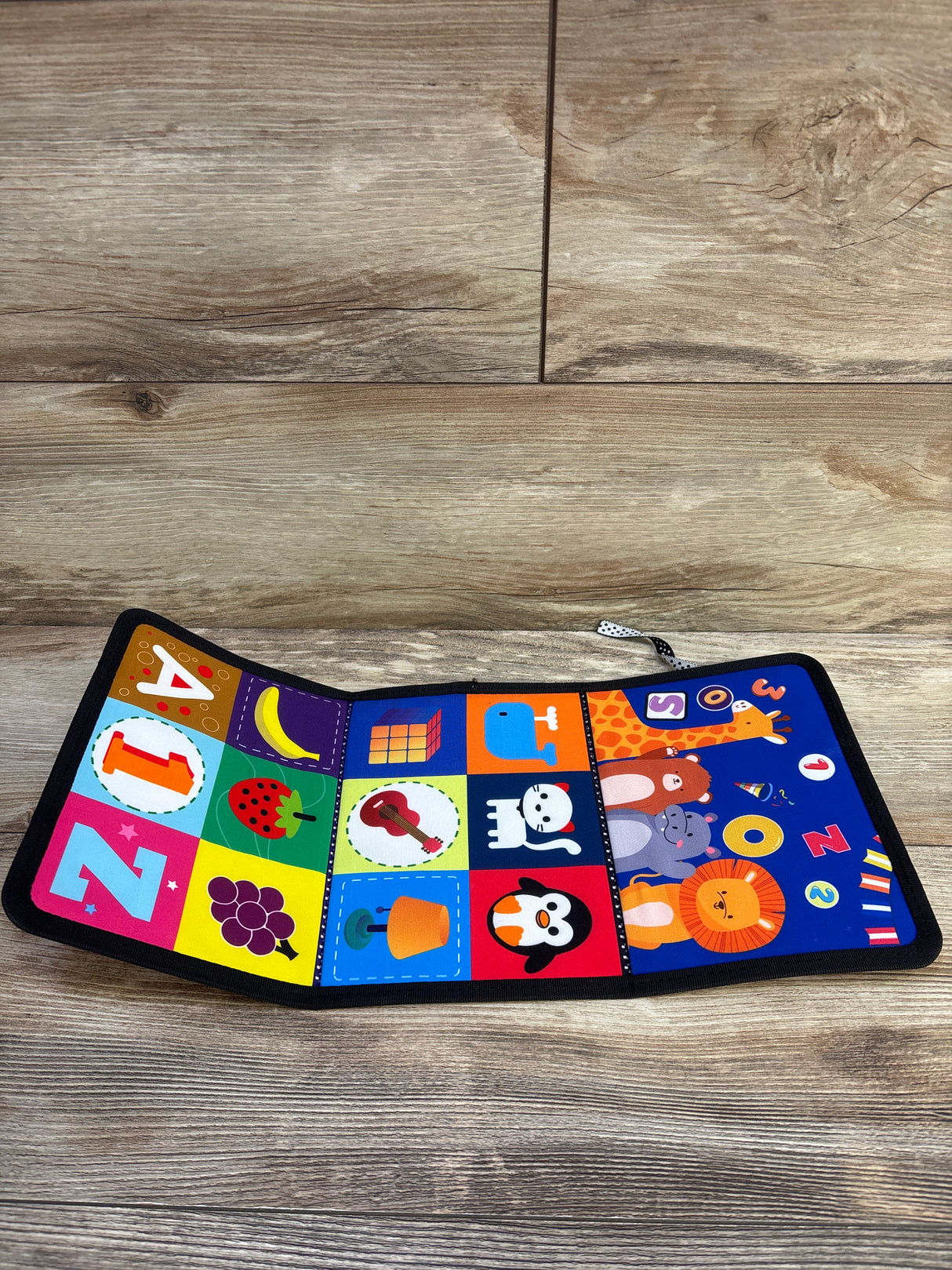 Double Sided High Contrast Tummy Time Mirror Book