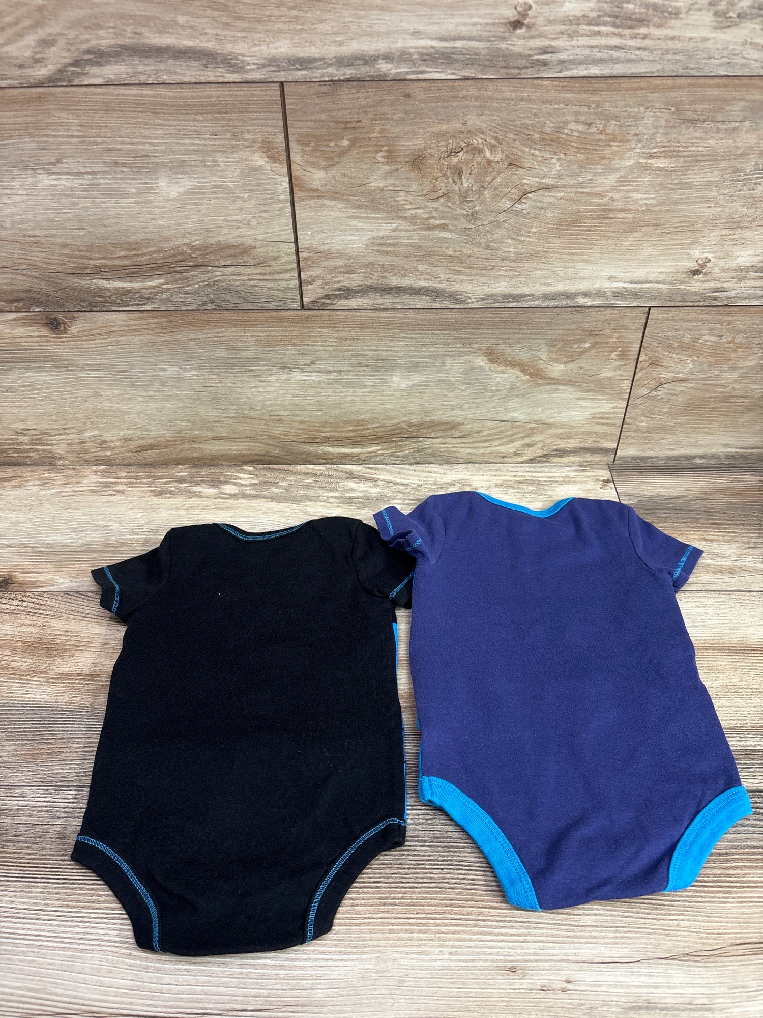 Marvel 2pk Thor & Black Panther Bodysuits Blue sz 6-9m