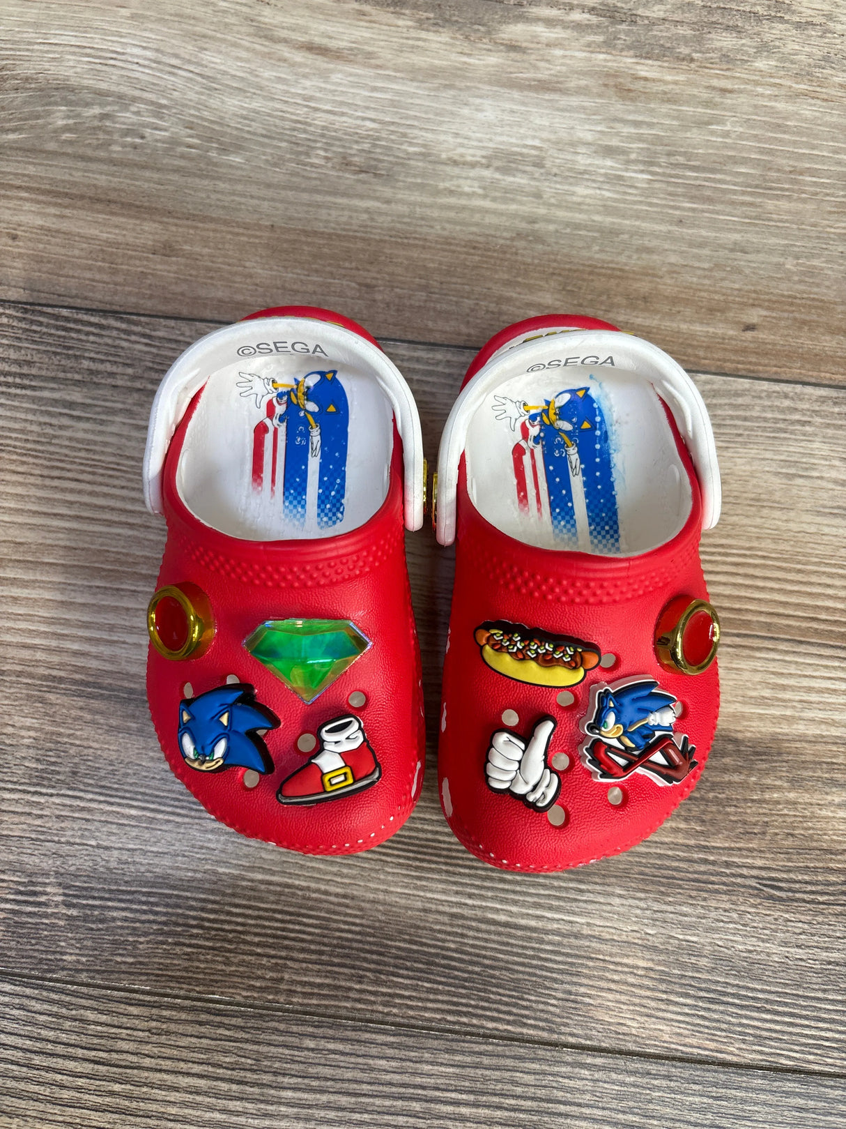 Sonic the Hedgehog™ x Crocs Classic Clogs Red sz 5c