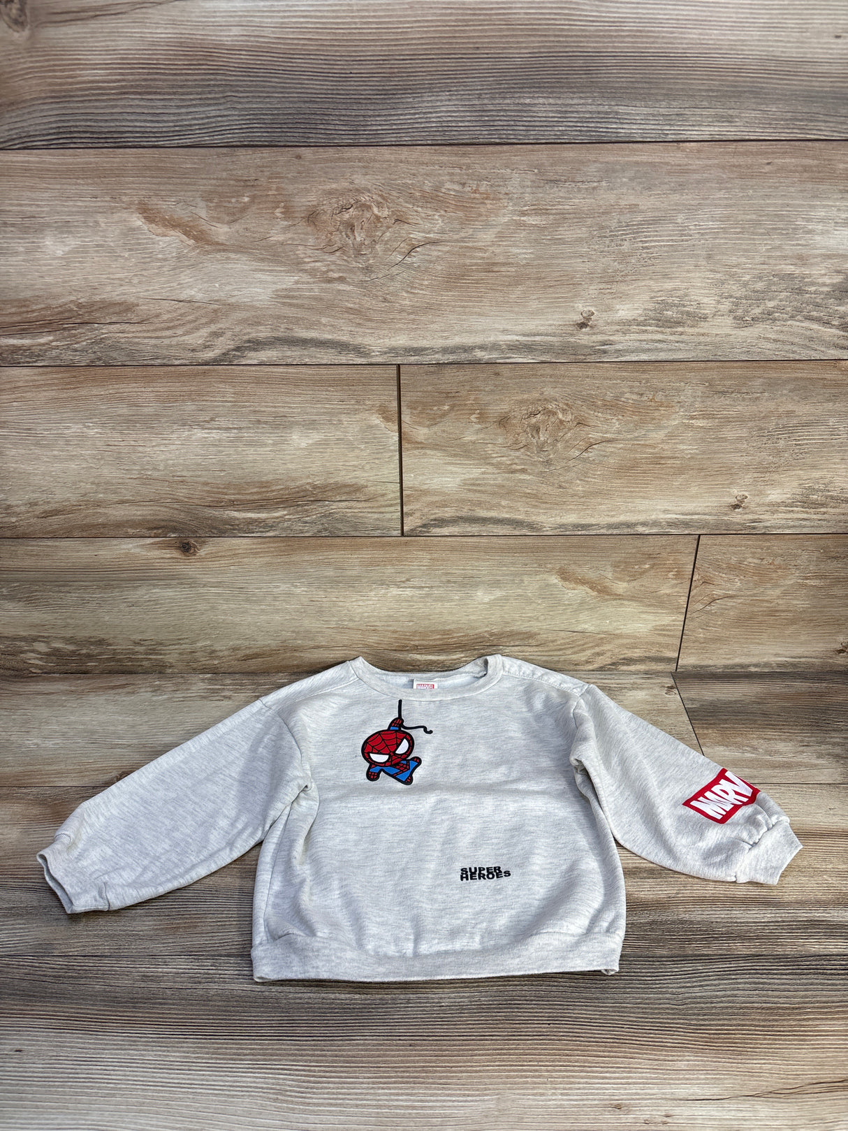 Marvel Pullover Sweatshirt Grey sz 4T