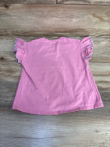 Zara Flutter Sleeve Shirt Pink sz 5T