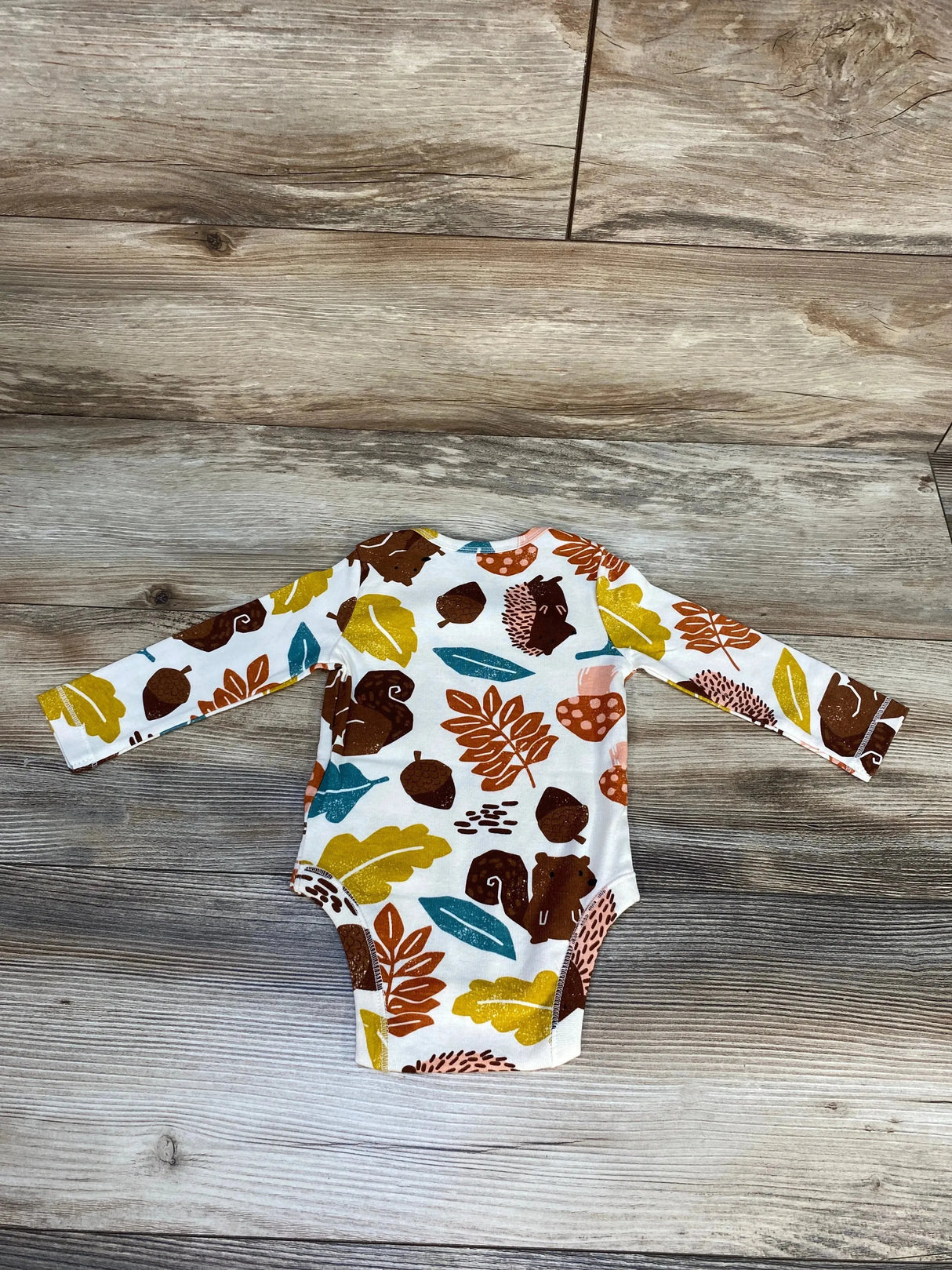 NEW Old Navy Fall Print Bodysuit sz 3-6m