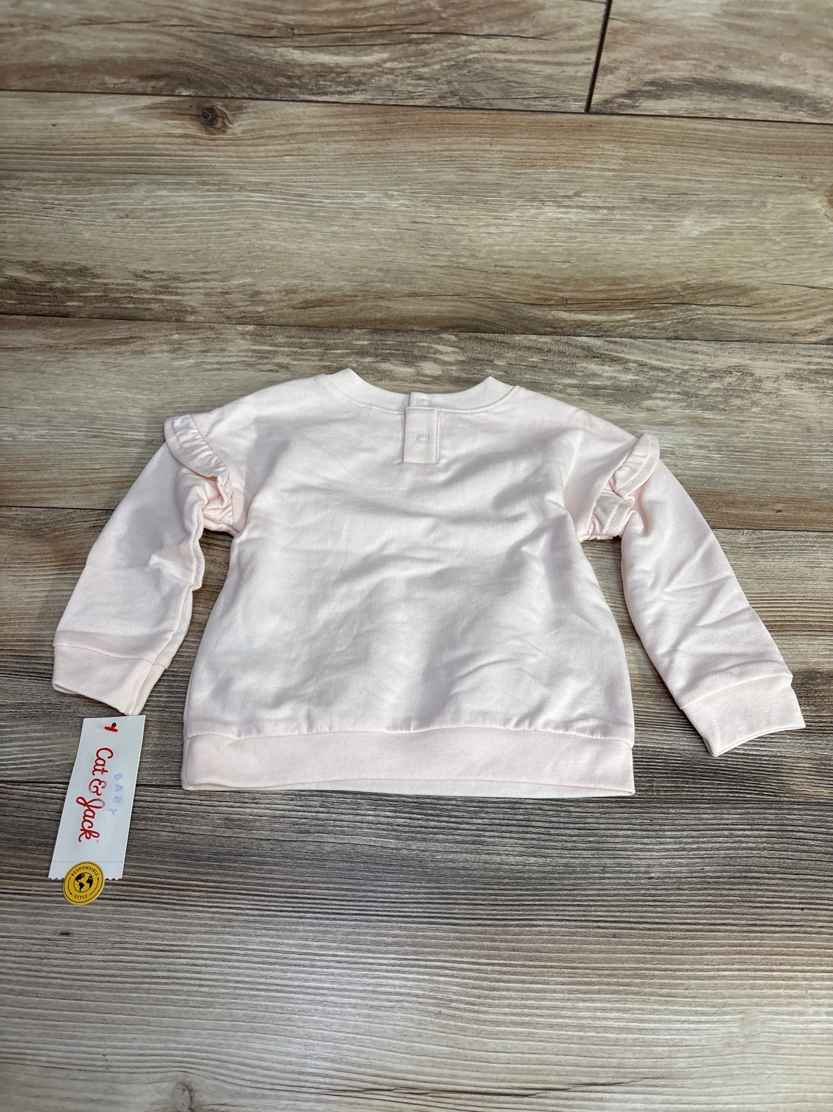 NEW Cat & Jack Rainbow Sweatshirt Pink sz 12m