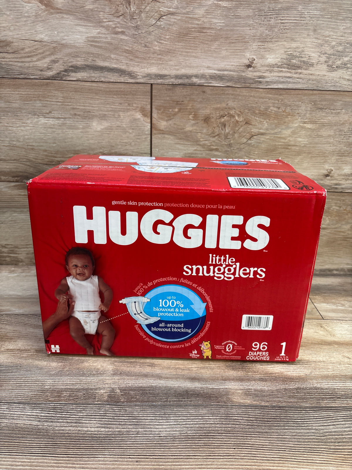NEW Huggies Little Snugglers Diapers Size 1 96ct.