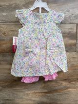 NEW Penelope Mack 2pc Button-Up Dress & Shorts Set White sz 24m