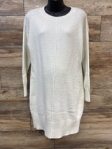 Isabel Maternity Sweater Dress White sz Medium
