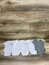 Nike 5pk Bodysuits White/Grey sz 3m