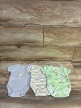 Star Wars 3pk Waffle Knit Bodysuits Grey sz 0-3m