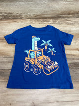 Jumping Beans Dino Shirt Blue sz 2T