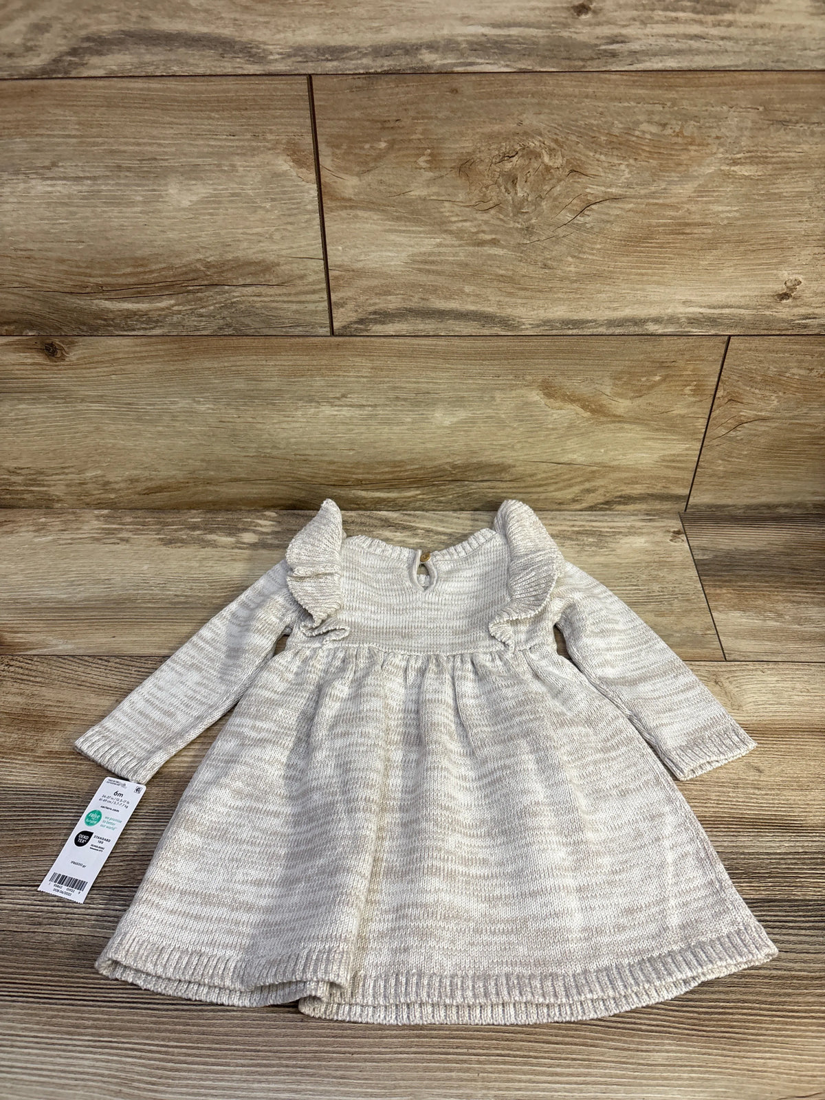 NEW Carter's Sweater Dress Beige sz 6m