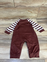 KVPLBQFD Turkey Thanksgiving Coverall Brown sz 6-9m