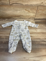 Disney Baby Mickey Mouse Snap Sleeper Grey sz Newborn