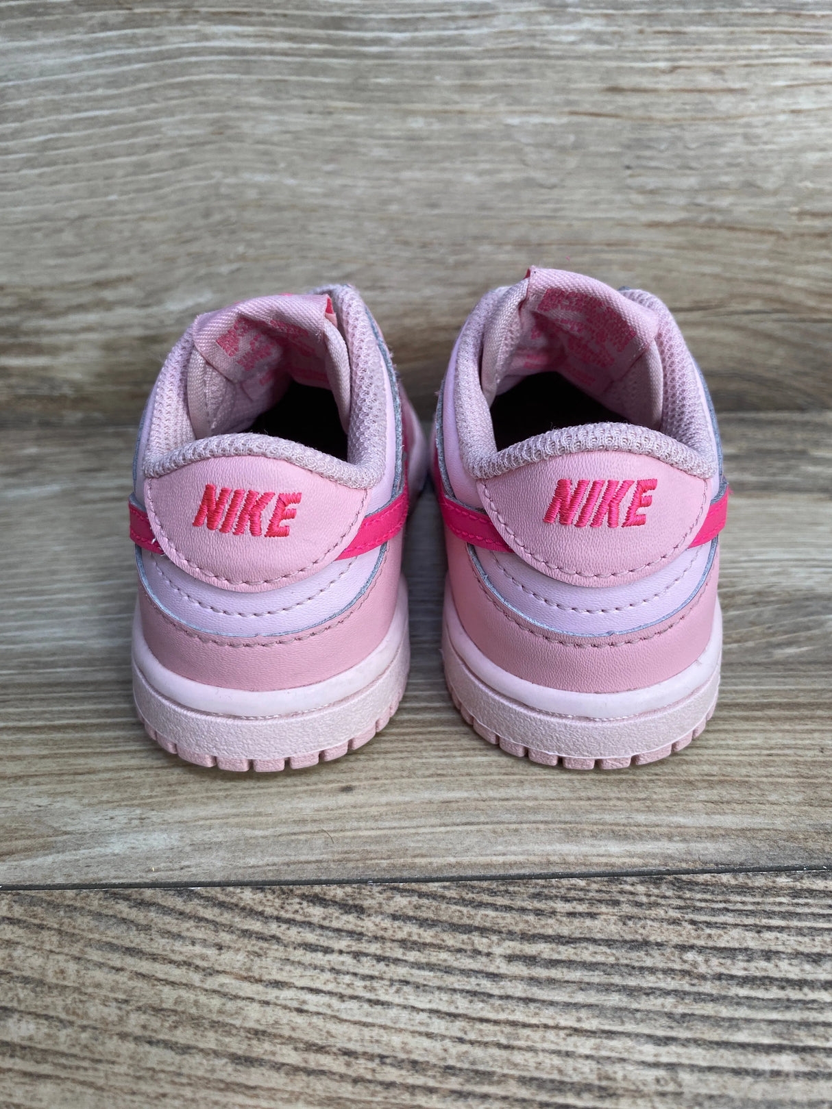 Nike Dunk Low TD 'Triple Pink' Sneakers sz 7c