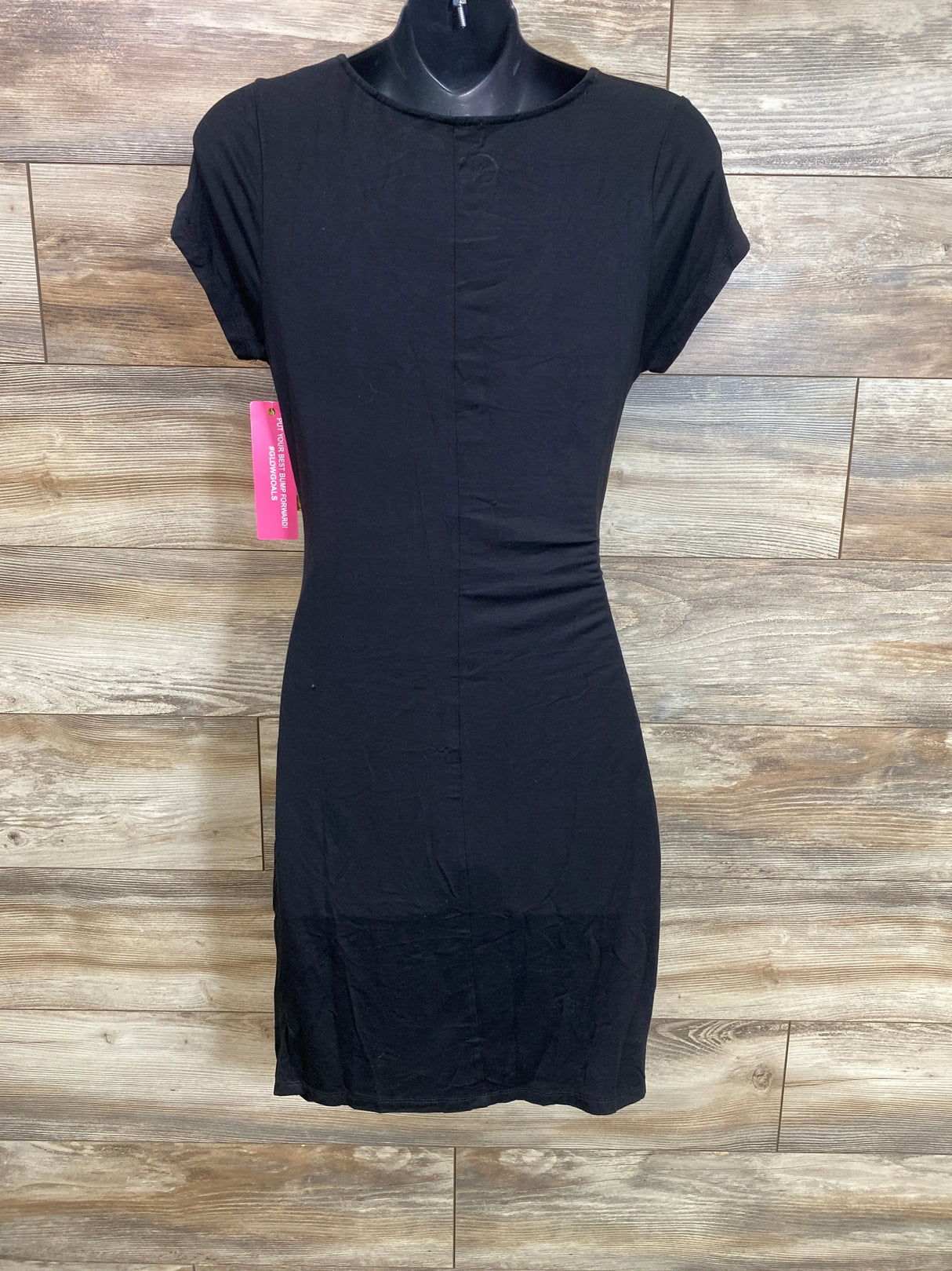 NEW Feathers Maternity Bodycon Dress Black sz Large