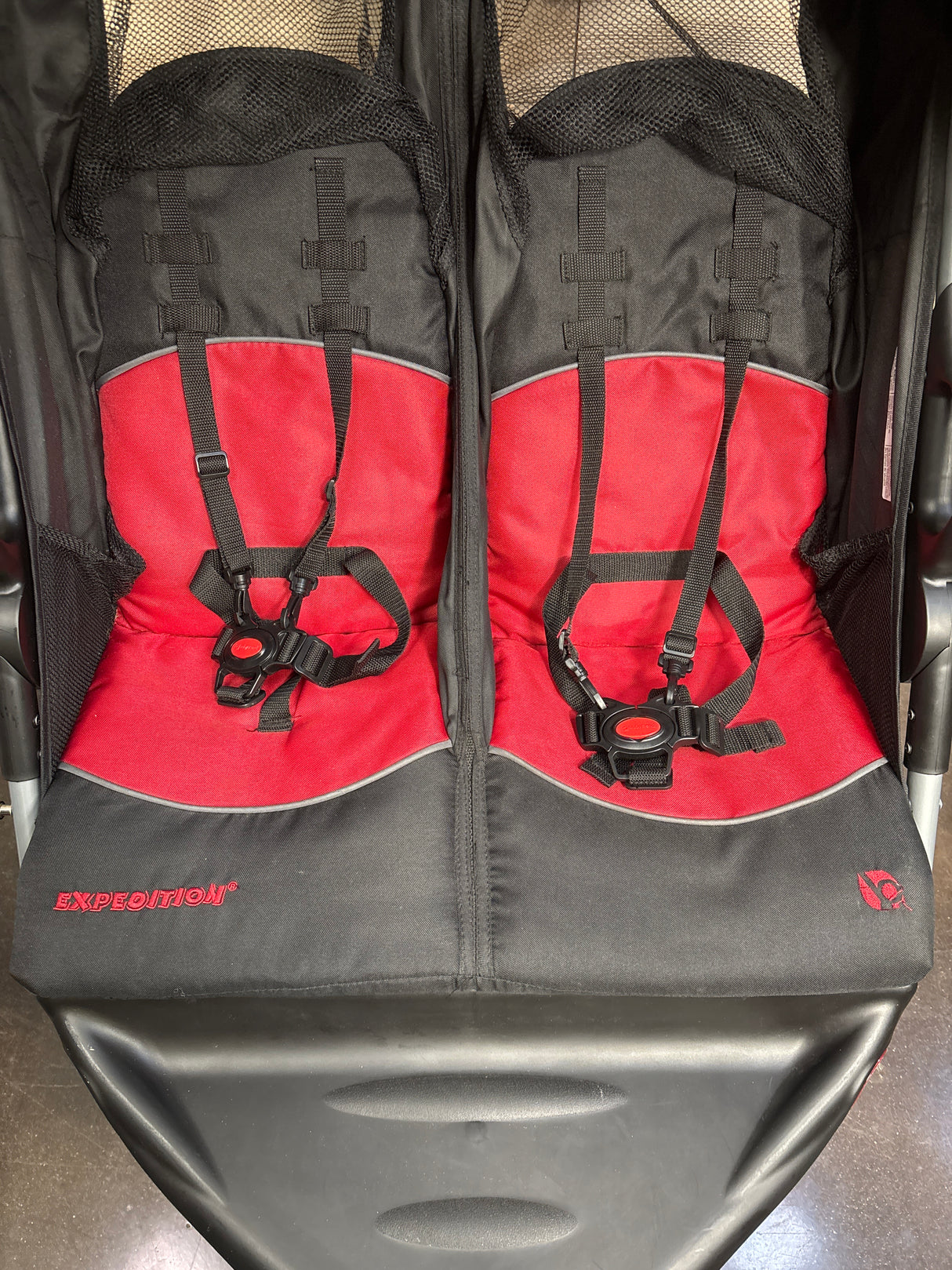 Baby Trend Expedition Double Jogging Stroller in Centennial Red