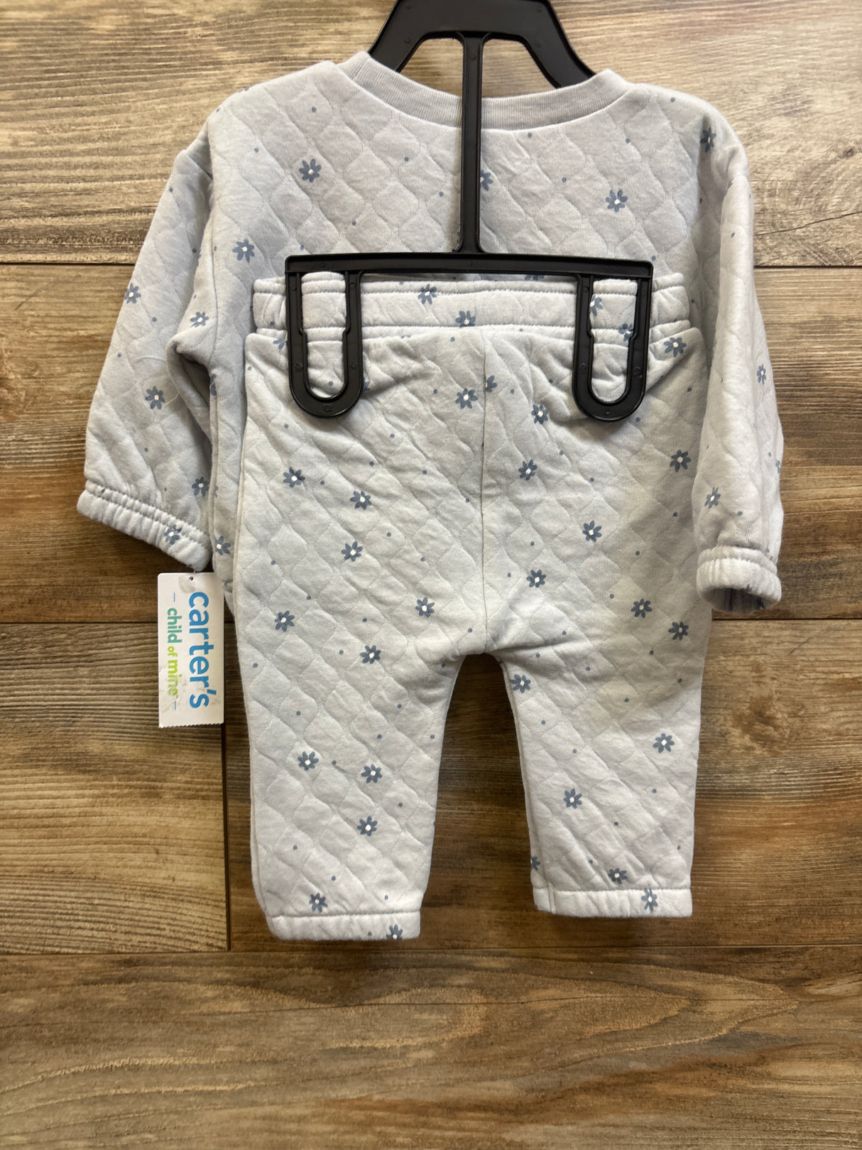 NEW Child Of Mine 2pc Sweatshirt & Pants Set Blue sz 3-6m