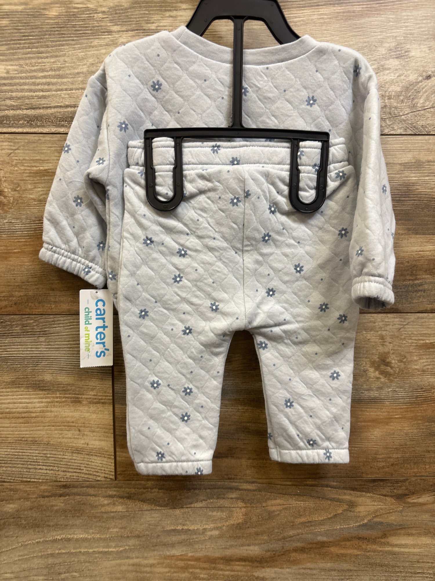 NEW Child Of Mine 2pc Sweatshirt & Pants Set Blue sz 3-6m