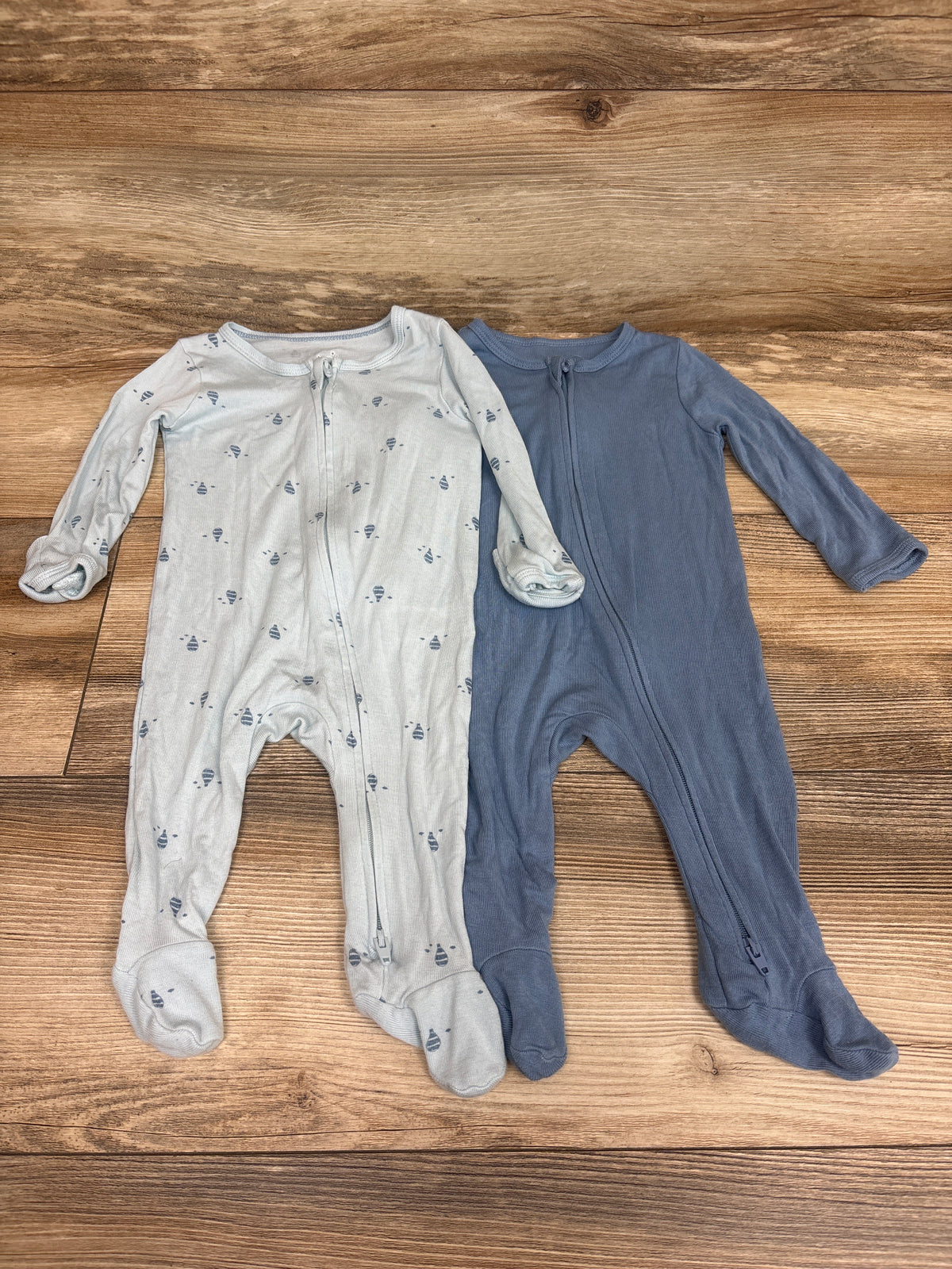 Cloud Island 2pk Soft Modal Sleepers Blue sz 0-3m