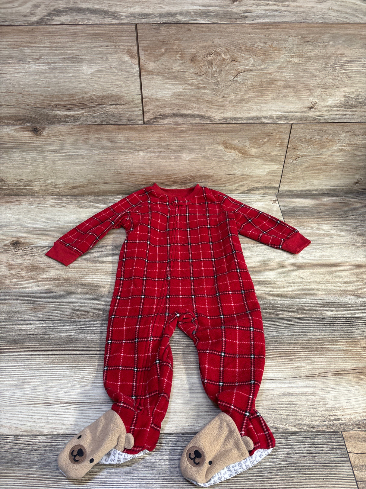 Carter's Blanket Sleeper Red sz 12m