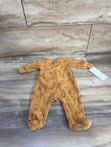 NEW Child Of Mine Blanket Sleeper Orange sz Preemie