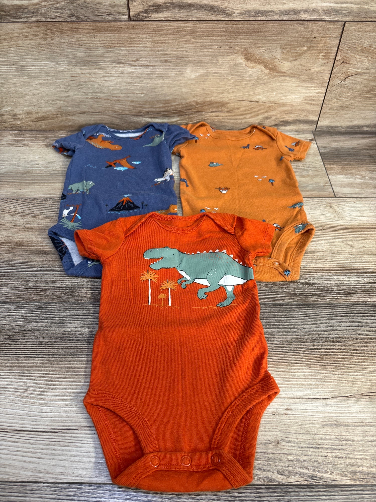 Carter's 3pk Bodysuits Orange sz 3m