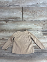 H&M Fine Knit Wrap-Front Cardigan Tan sz 3/4T