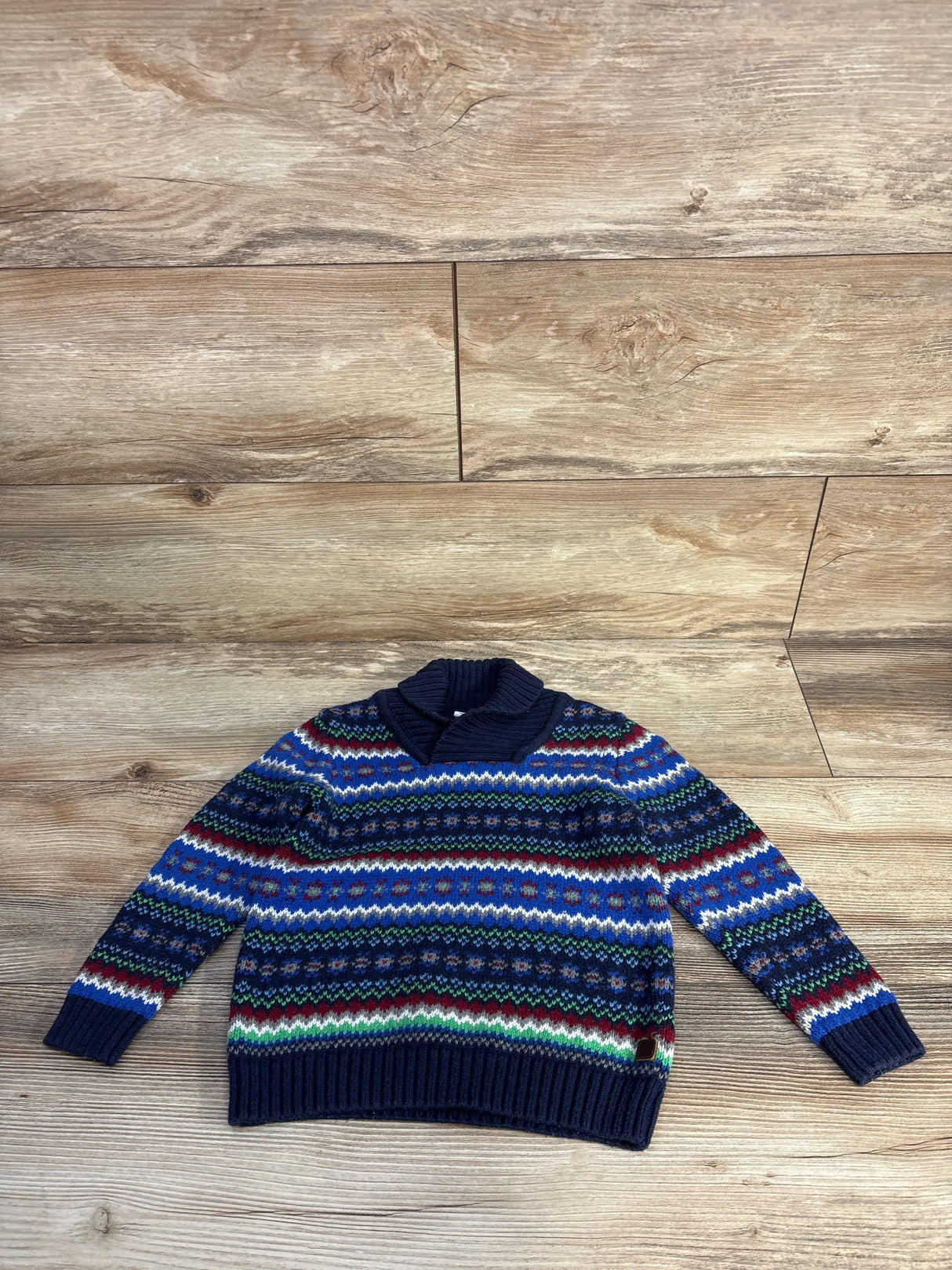 Janie & Jack Fair Isle Sweater sz 3T