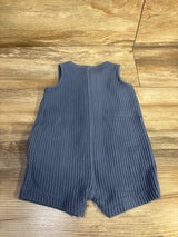 Just One You Knit Henley Shortie Romper Blue sz 9m