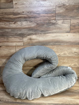 Queen Rose Classic U-Shaped Pregnancy Pillow, Grey