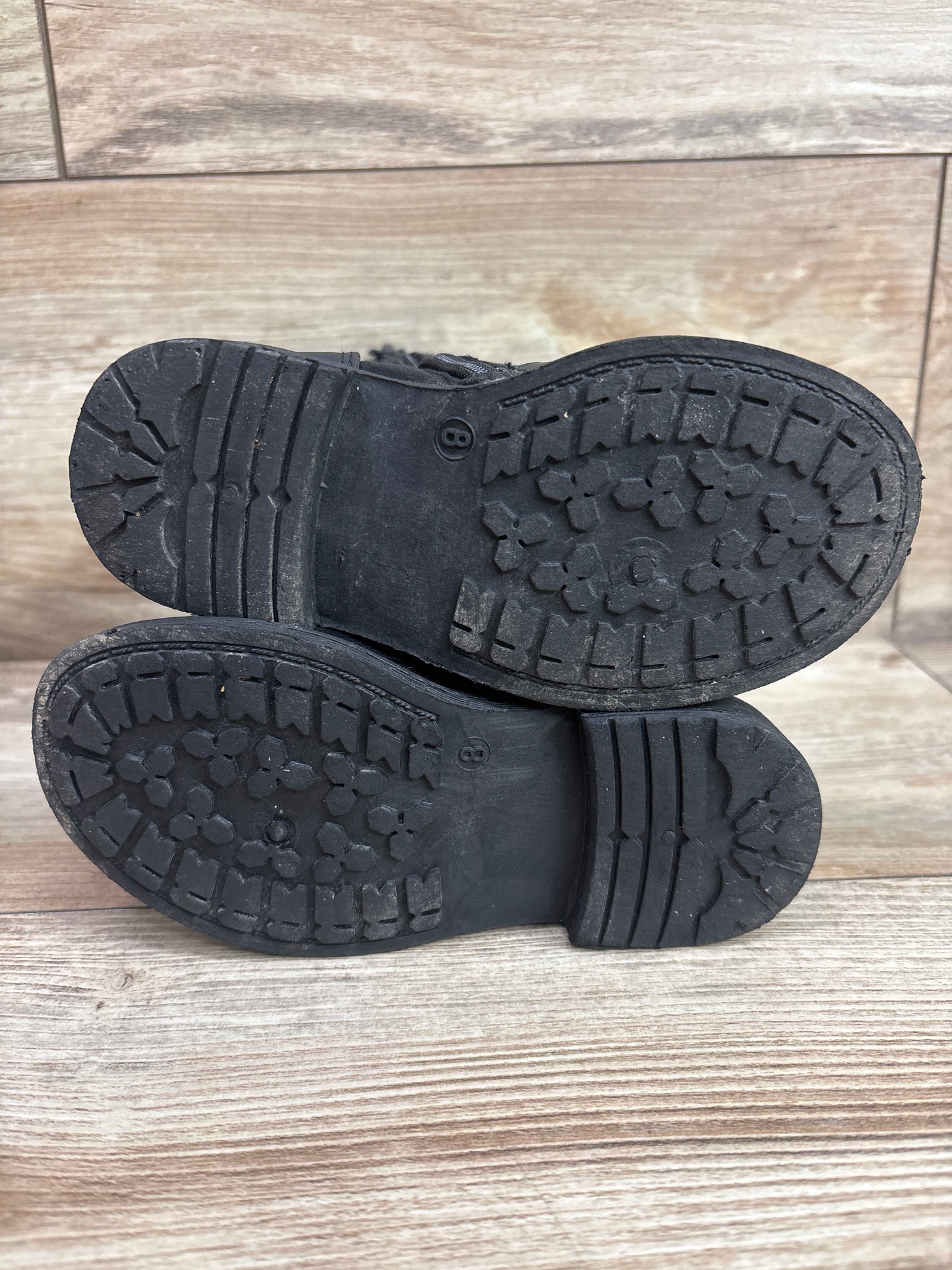 Rachel Shoes Lil' Courtlyn Boots Black sz 8c
