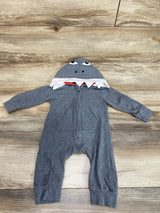 Grey Shark Hooded Jumpsuit sz 6m